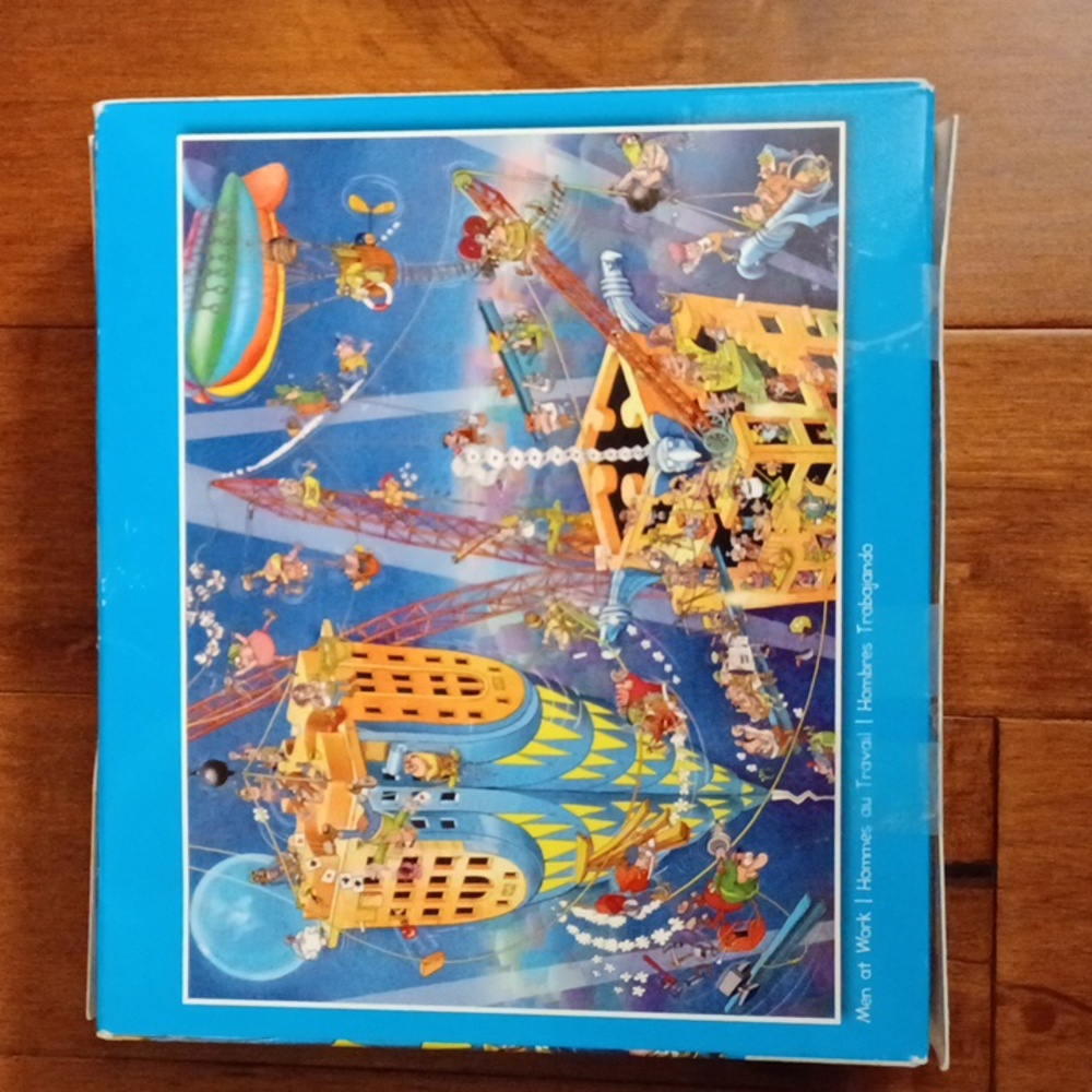 🧩Comic Relief Men at Work 300 piece Puzzle - Picture 2 of 4